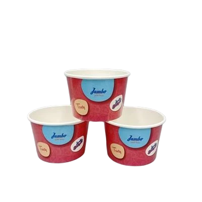 Tazzi tal-karta tal-ġelat tal-istampar tad-dwana 4oz